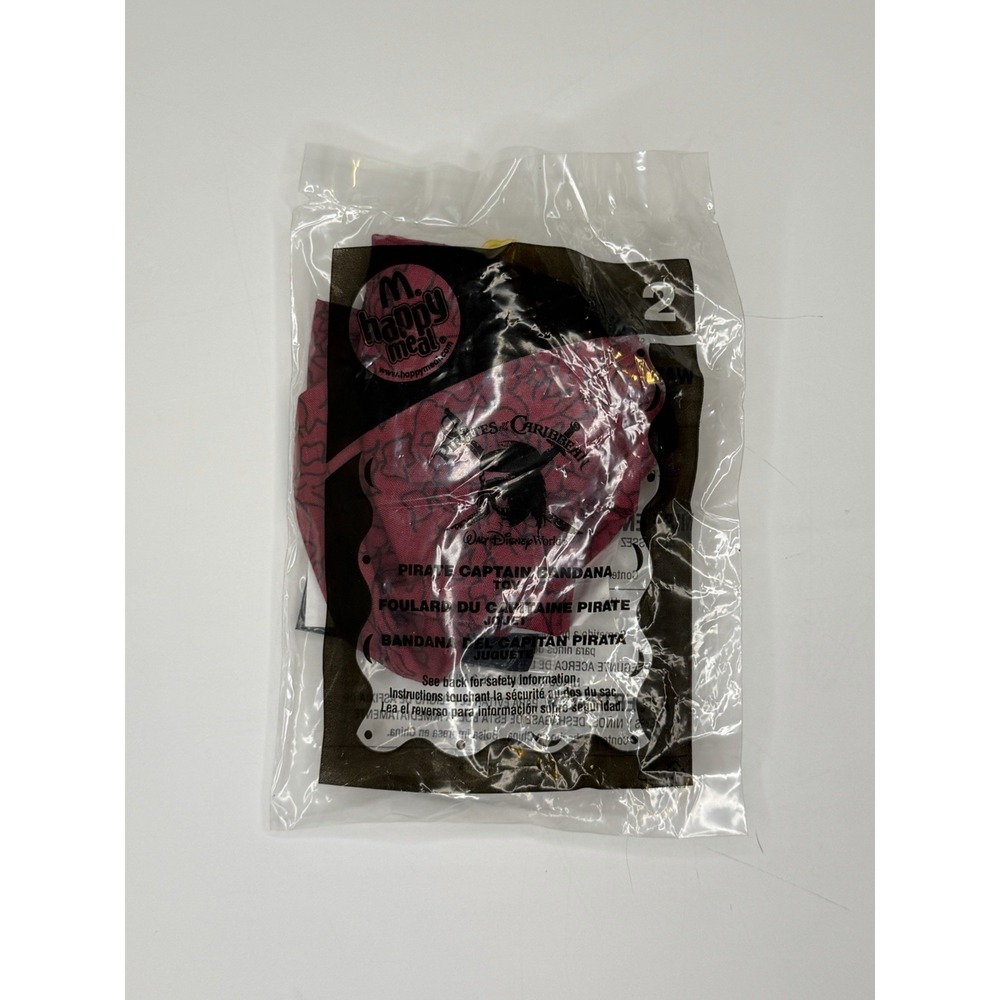 Disney Pirates of the Caribbean Captain Bandana Toy #2 McDonald's 2007